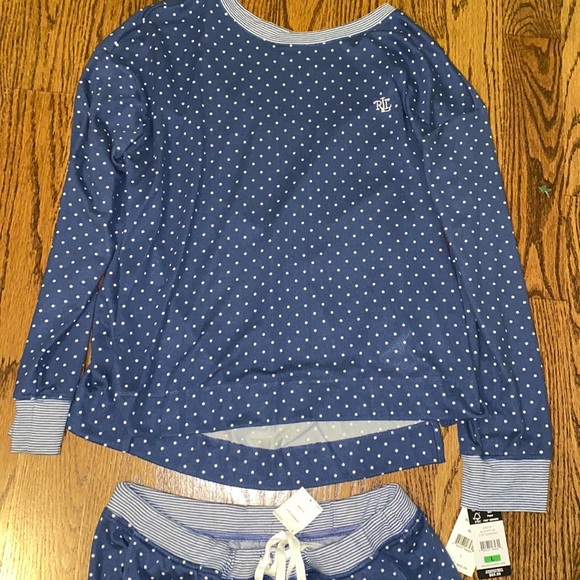 Brand New Adorable Ralph Lauren Pajama Set With Tags - Picture 2 of 9